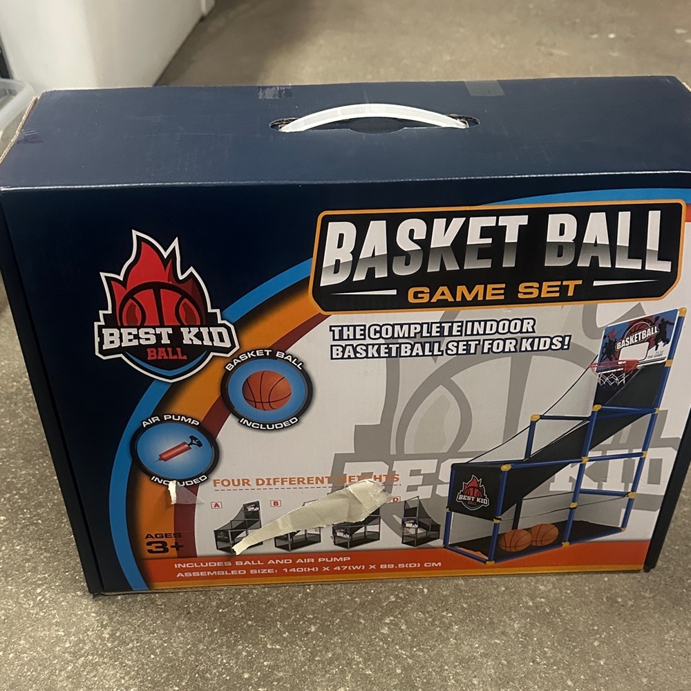 Indoor Basketball Game Set - Blue